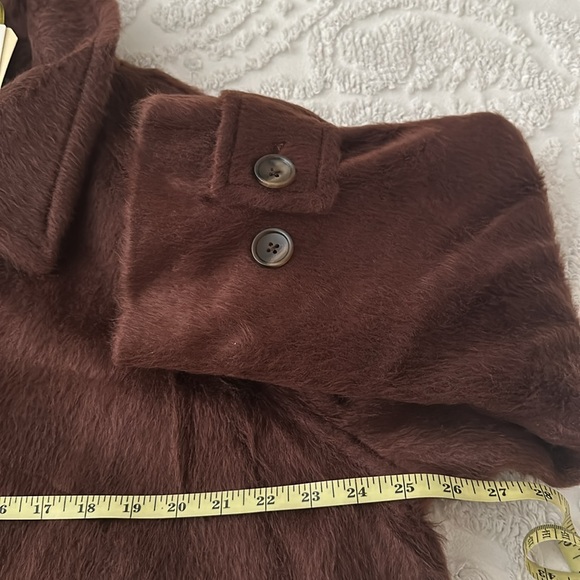 NWT - Anthropologie - Cocoa Textured Maxi Coat - 12 - Picture 7 of 10